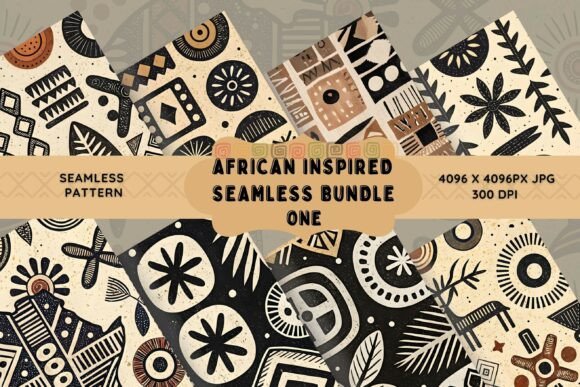 African Inspired Seamless Bundle 1 20: Elevating Creativity with Cultural Artistry