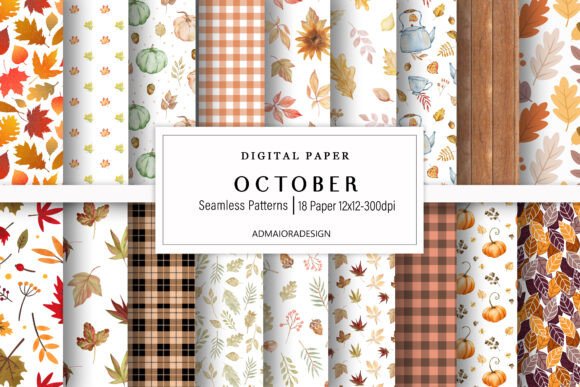 Autumn Digital Paper: A Creative Tool for Fall-Themed Projects