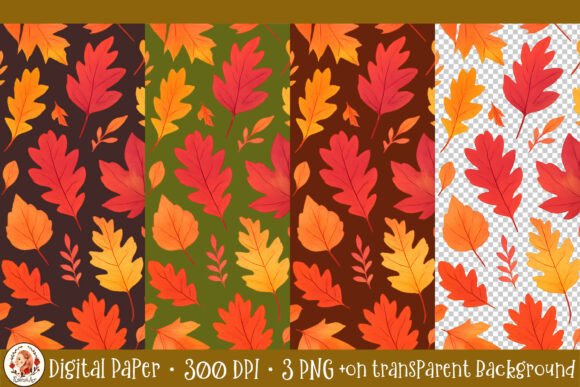 Autumn Leaves Digital Paper: A Creative Way to Capture the Season