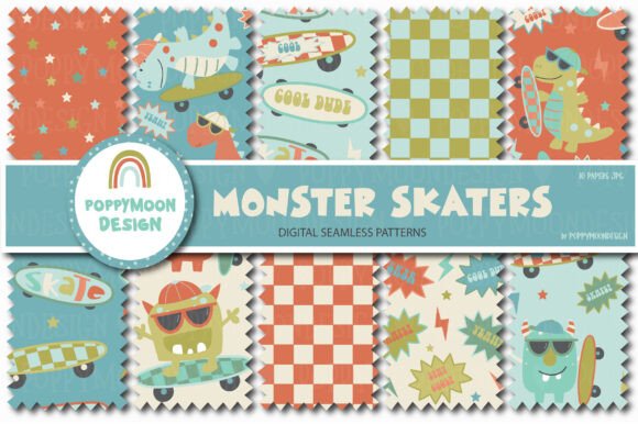 Monster Skaters Seamless Paper Set: A Strategic Tool for Creative and Professional Projects