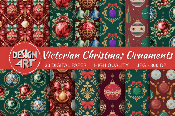 Victorian Christmas Ornaments Pattern: Timeless Elegance for Holiday Crafts